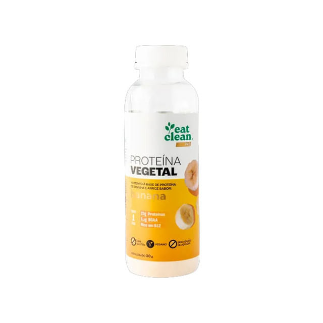 Proteína Vegetal Banana Garrafa 30g Eat Clean