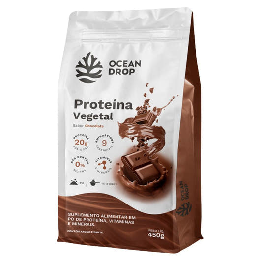 Proteína Vegetal Chocolate 450g Ocean Drop