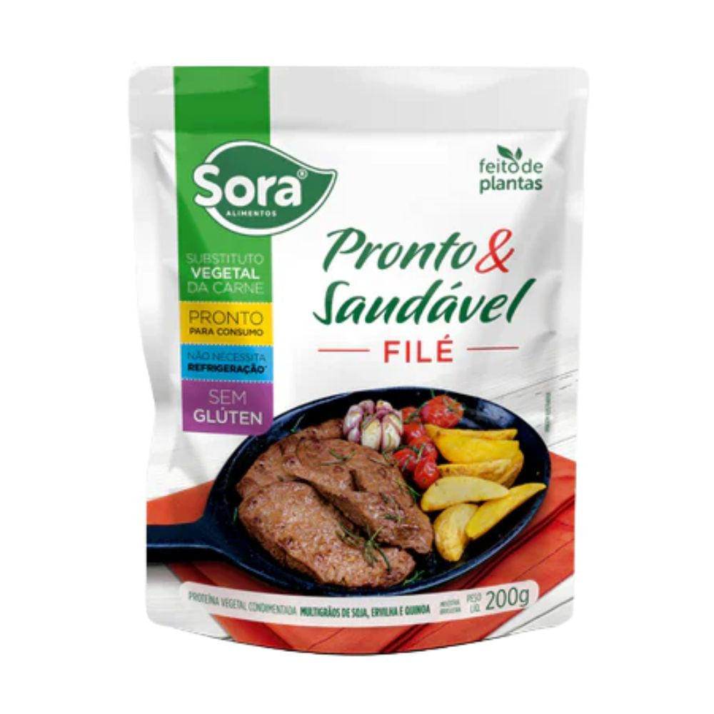 Proteína Vegetal Filé 200g Sora