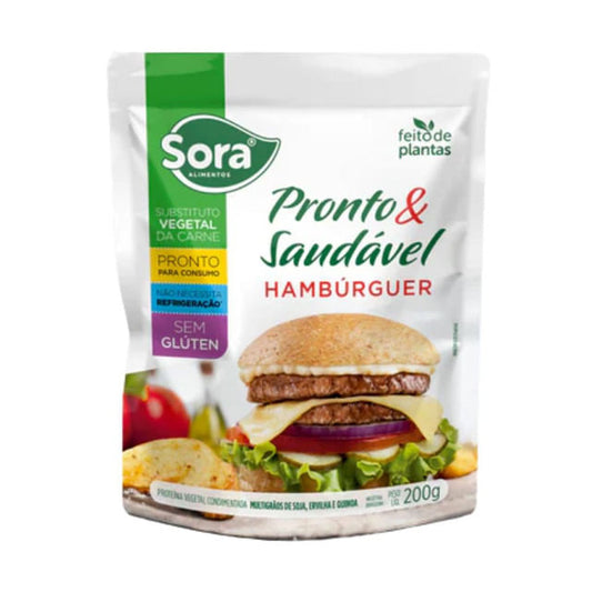 Proteína Vegetal Hambúrguer 200g Sora