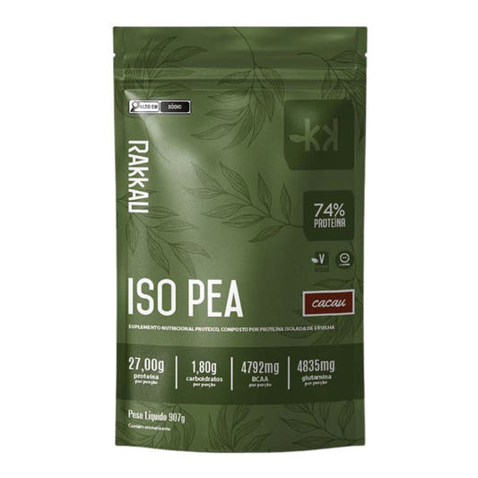 Proteína Vegetal ISO Pea Cacau 907g Rakkau