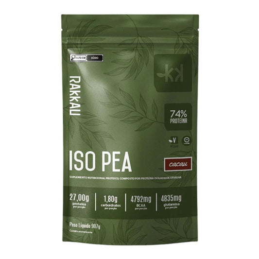 Proteína Vegetal ISO Pea Cacau 907g Rakkau