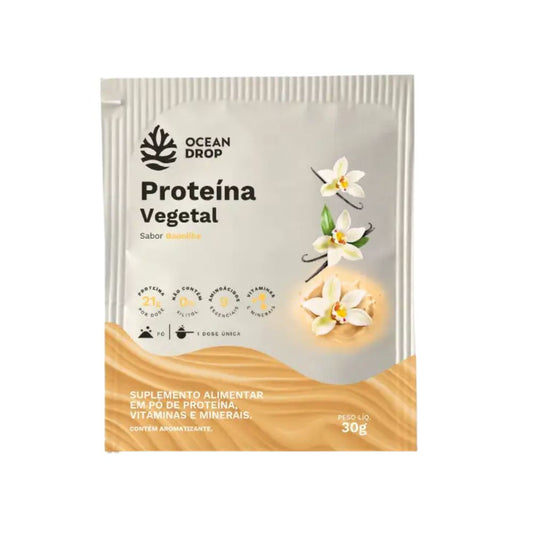Proteína Vegetal Sabor Baunilha 30g Ocean Drop