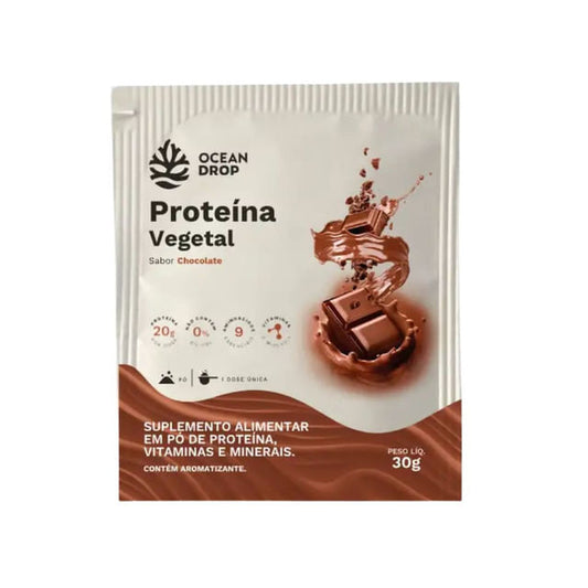 Proteína Vegetal Sabor Chocolate 30g Ocean Drop