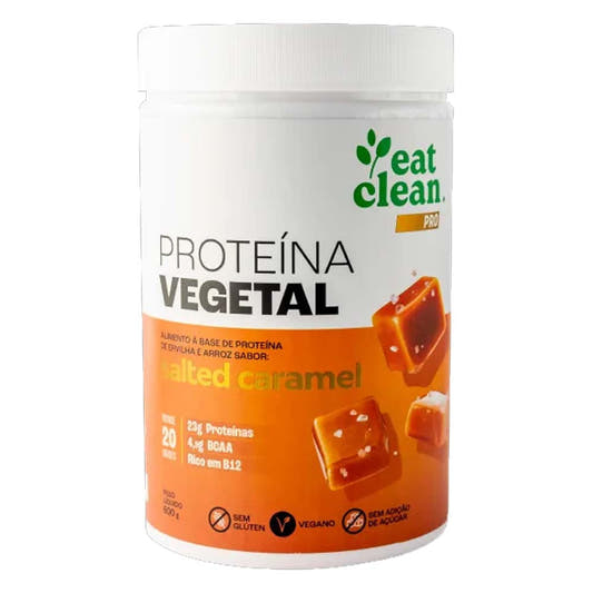 Proteína Vegetal Sabor Salted Caramel 600g Eat Clean