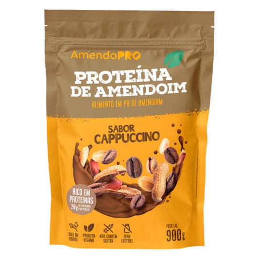 Proteína de Amendoim Sabor Cappuccino 900g AmendoPRO