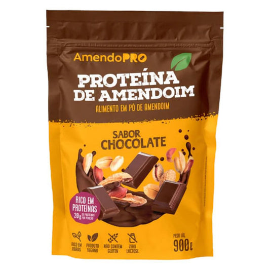 Proteína de Amendoim Sabor Chocolate 900g AmendoPRO