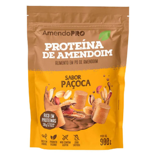 Proteína de Amendoim Sabor Paçoca 900g AmendoPRO