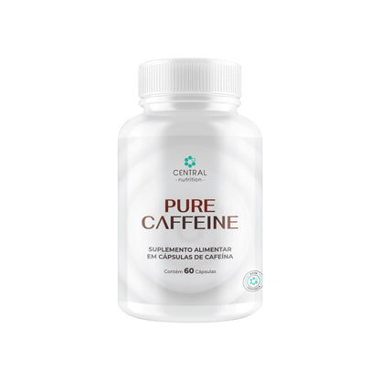 Pure Caffeine 60 Cápsulas Central Nutrition