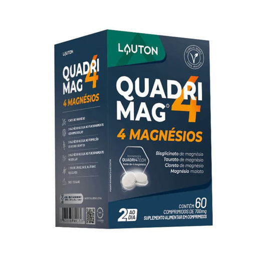 Quadrimag 4 Magnésios 60 Comprimidos Lauton