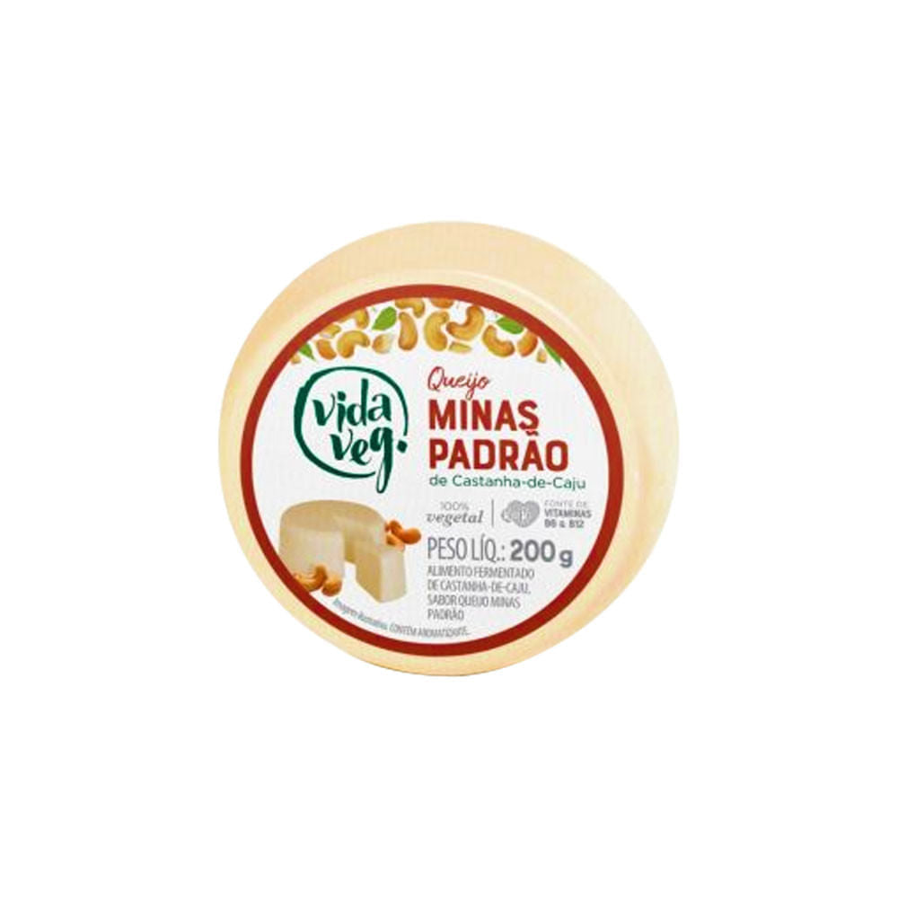 Queijo Minas Padrão Castanha de Caju 200g Vida Veg