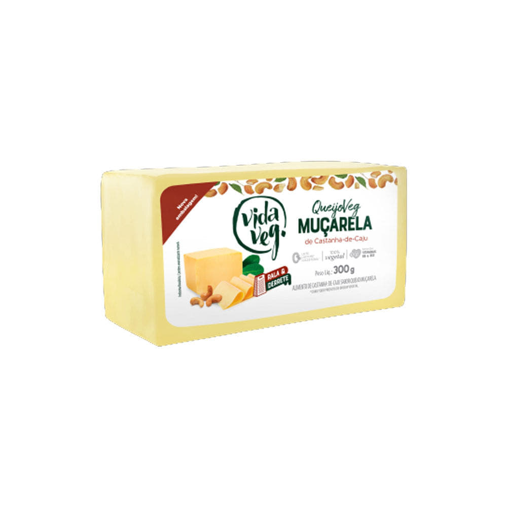 Queijo Mussarela Castanha de Caju 300g Vida Veg