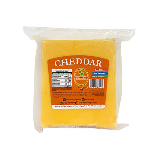 Queijo Vegano Cheddar Natura Veg 240g