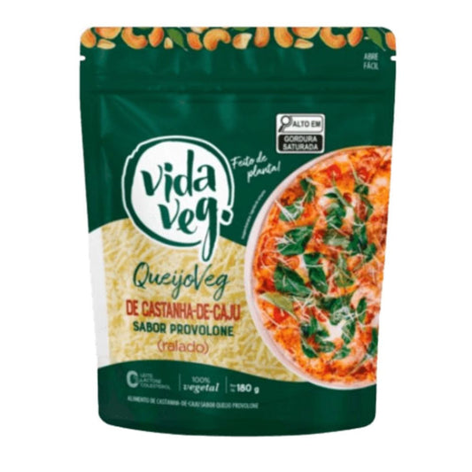 Queijo Vegano Ralado Sabor Parmesão 180g Vida Veg