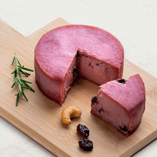 Queijo Vegano de Castanha de Caju com Cranberry 120g Queijos da Terra