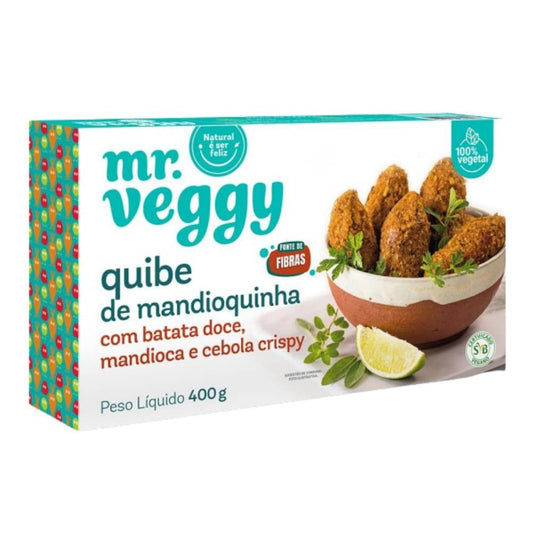 Quibe de Mandioquinha com Batata Doce e Cebola Crispy 400g Mr. Veggy
