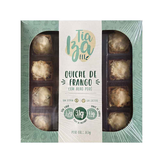 Quiche de Frango com Alho Poró 360g Tia Iza