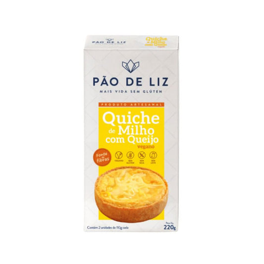 Quiche de Milho com Queijo Vegano 220g Pão de Liz