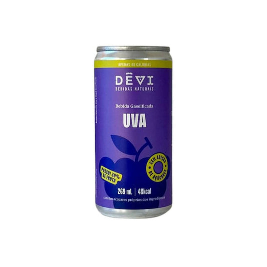 Refrigerante Zero de Uva 269ml Dêvi Bebidas Naturais