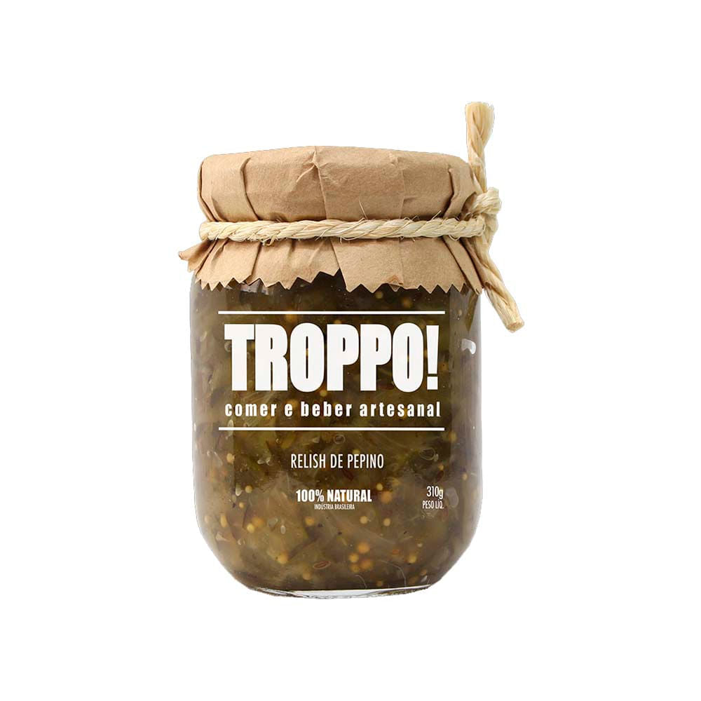 Relish Artesanal de Pepino 310g Troppo