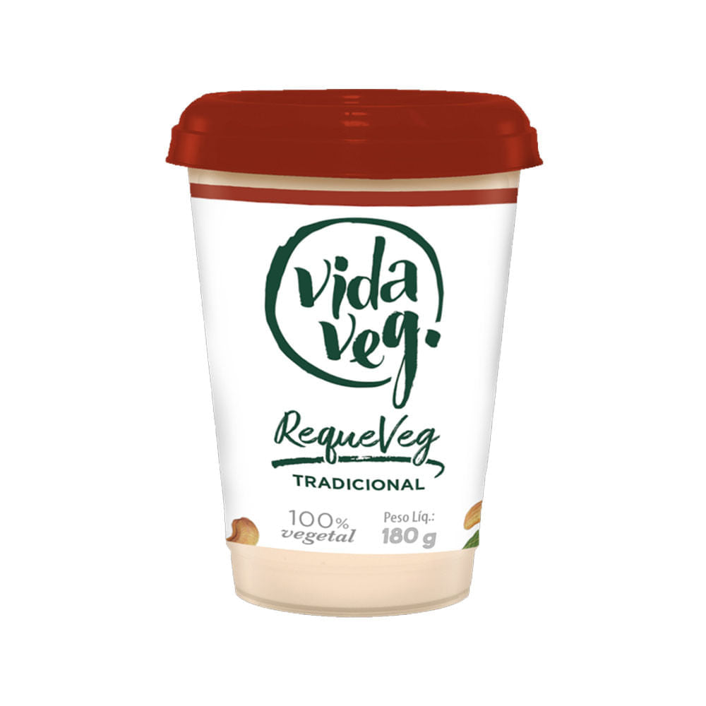 Requeijão Vegano Tradicional 180g Vida Veg