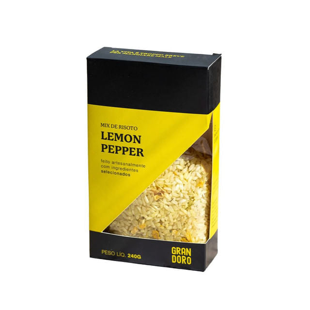 Risoto Lemon Pepper 240g Gran Doro