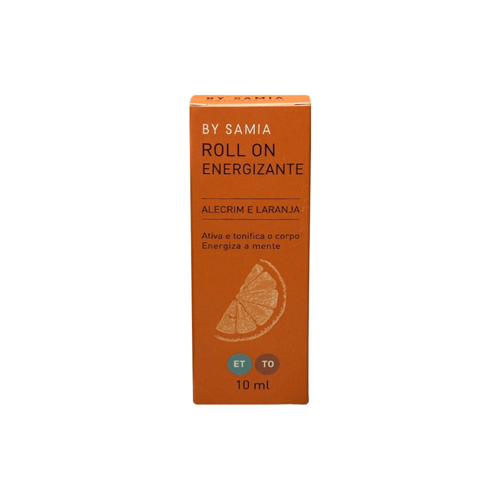 Roll On Mulher com Óleos Essenciais de Alecrim e Laranja 10ml By Samia
