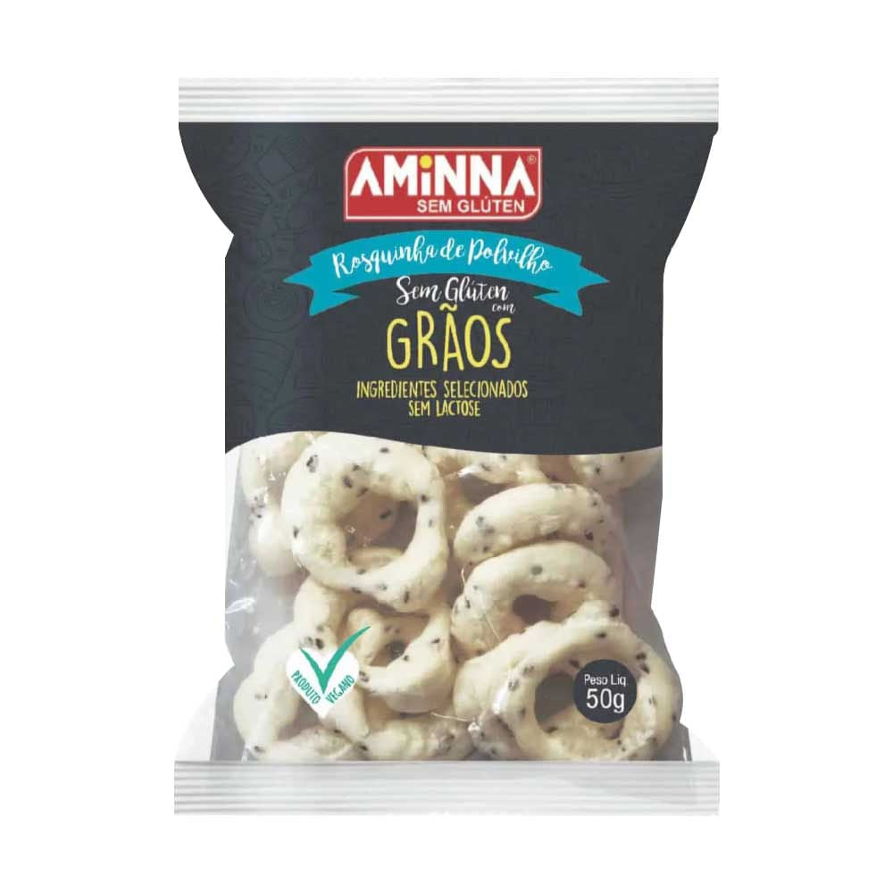 Rosquinha-de-Polvilho-Vegana-Sem-Gluten-com-Graos-50g-Aminna