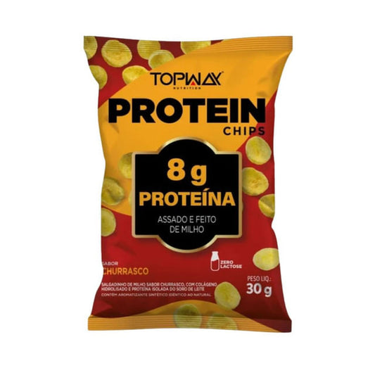 Salgadinho Proteico Sabor Churrasco 30g TOPWAY Nutrition