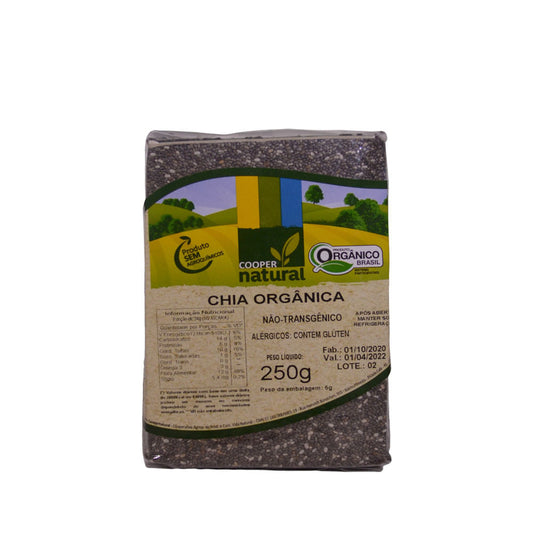Semente de Chia Orgânica 250g Coopernatural