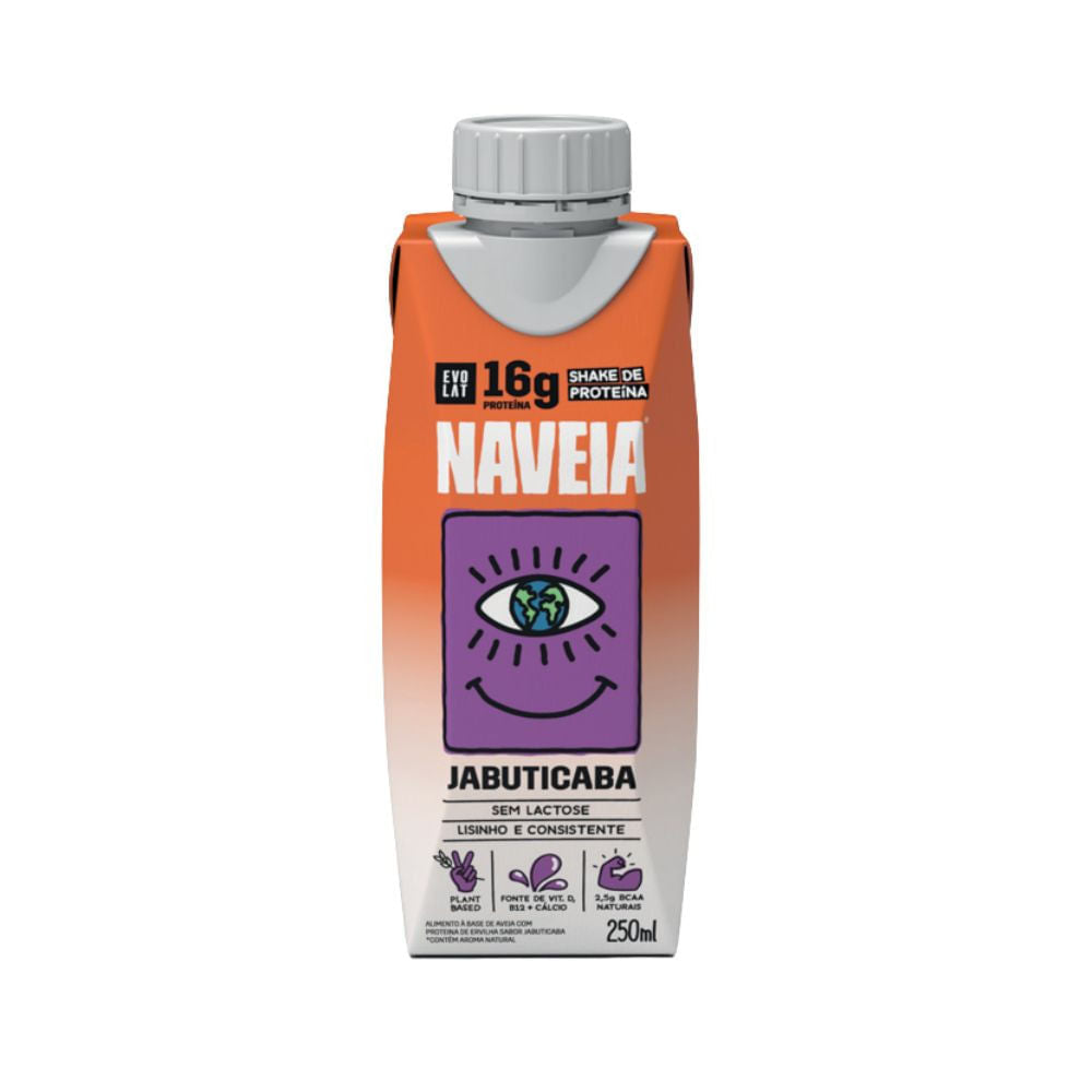 Shake Proteico Sabor Jabuticaba 250ml Naveia