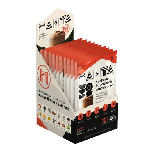 Shake-de-Superfoods-Amazonicos-Sabor-Cacau-Cupuacu-e-Cumaru-Caixa-com-10x40g-MAHTA