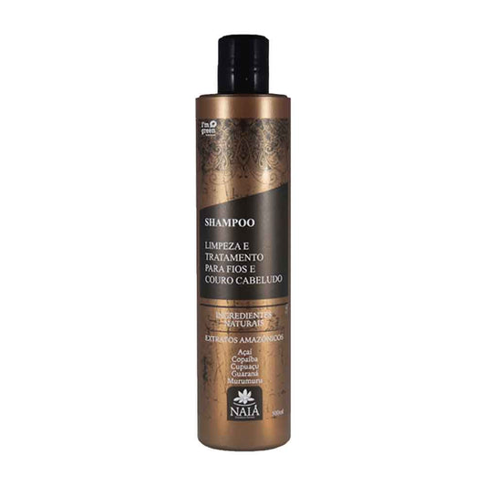 Shampoo Vegano Extratos Amazônicos 300ml Naia Natureza