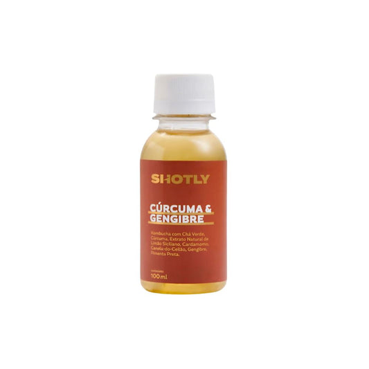 Shot de Cúrcuma e Gengibre 100ml Shotly