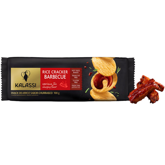 Snack de Arroz Sabor Churrasco 100g Kalassi