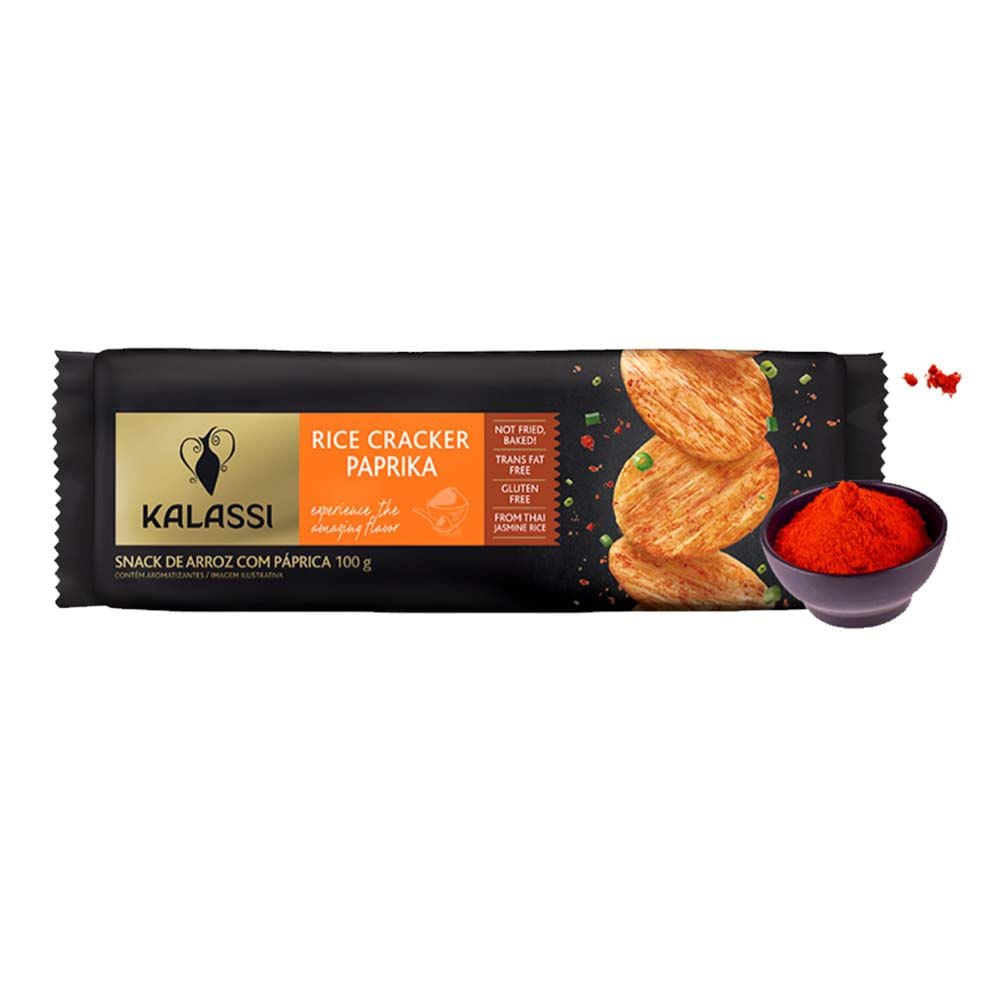 Snack de Arroz com Páprica 100g Kalassi