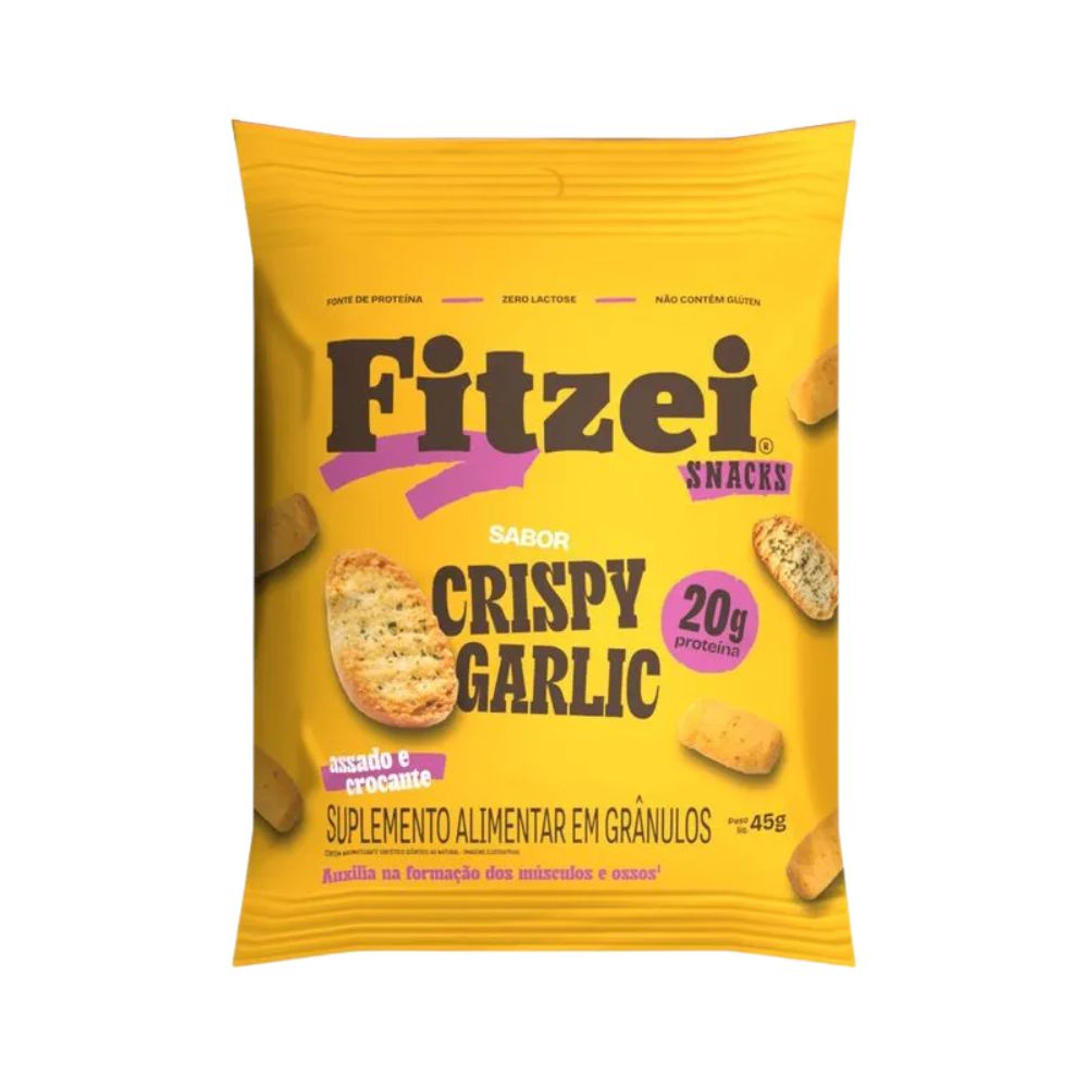 Snack Proteico Sabor Alho 40g Fitzei