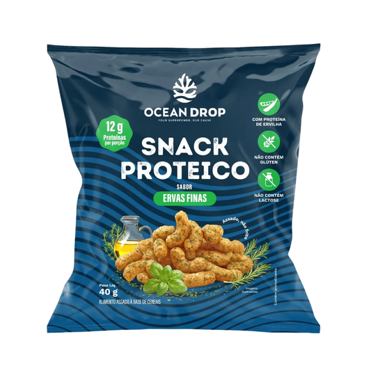 Snack Proteico Sabor Ervas Finas 40g Ocean Drop