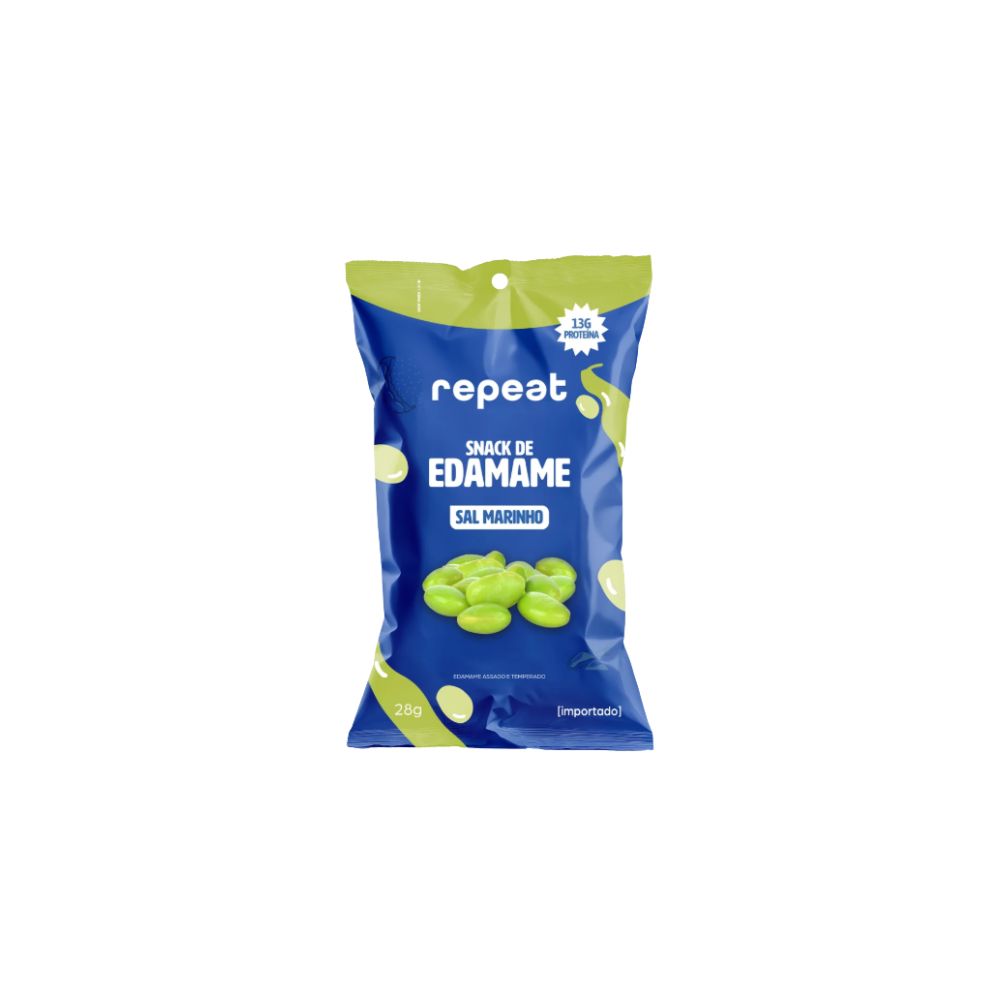 Snack de Edamame com Sal Marinho 28g Repeat