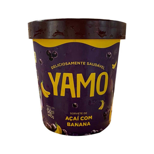 Sorvete Vegano de Açaí com Banana 455ml Yamo