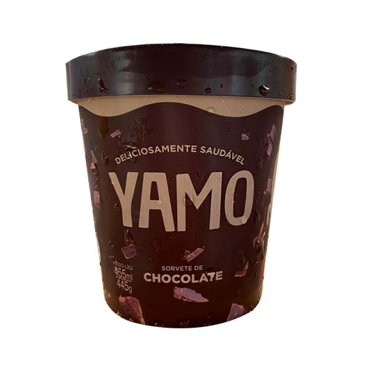 Sorvete Vegano de Chocolate 455ml Yamo