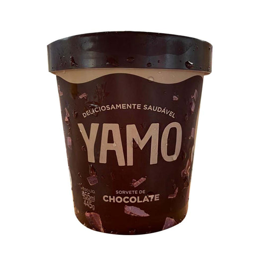 Sorvete Vegano de Chocolate 455ml Yamo