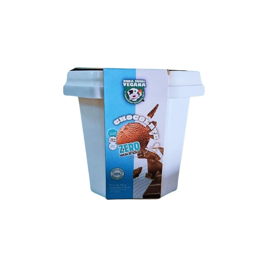 Sorvete-vegano-sabor-chocolate-sem-adicao-de-acucar-pote-de-100g-da-Dona-Muuh-Vegana