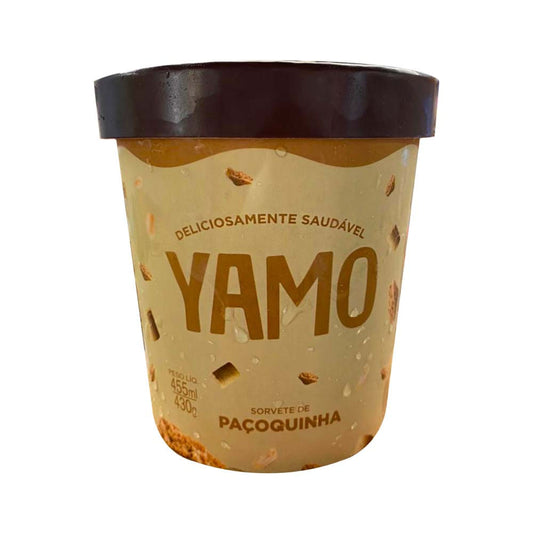 Sorvete Vegano de Paçoquinha 455ml Yamo