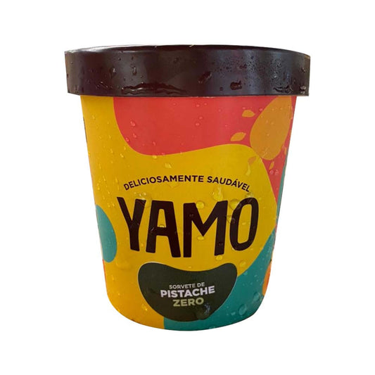 Sorvete Vegano de Pistache Zero Açúcar 455ml Yamo