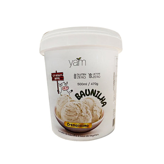 Sorvete Vegano sabor Baunilha 500ml Yam