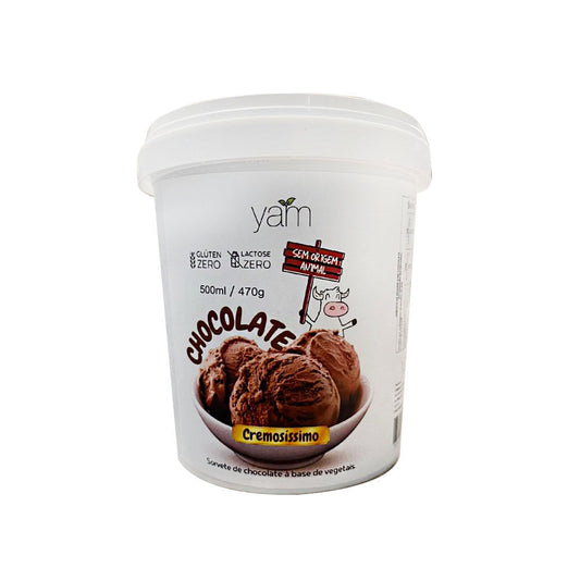 Sorvete Vegano sabor Chocolate 500ml Yam