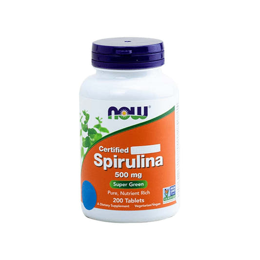 Spirulina 500mg 200 Tabletes Now