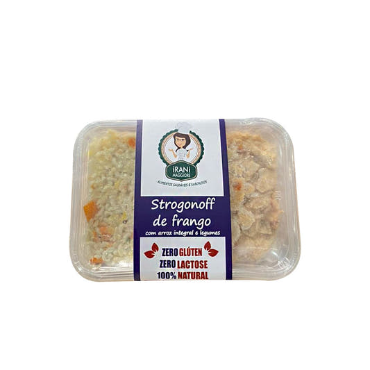 Strogonoff de Frango com Arroz Integral 400g Irani Maggiore