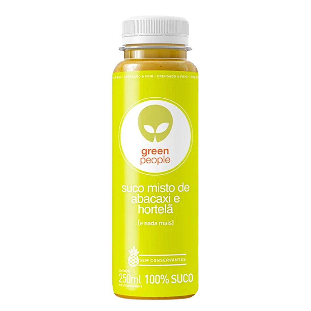 Suco de Abacaxi com Hortelã 250ml Greenpeople